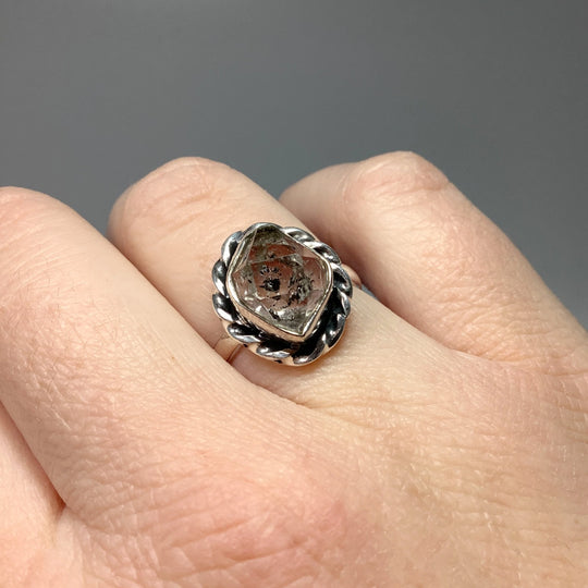 Herkimer Diamond Ring - Rocks and Gems Canada