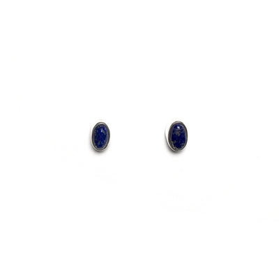 Lapis Lazuli Stud Earrings