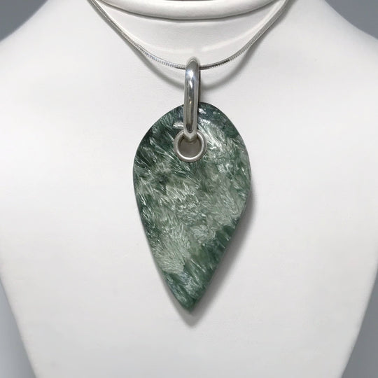 Seraphenite Pendant - Rocks and Gems Canada