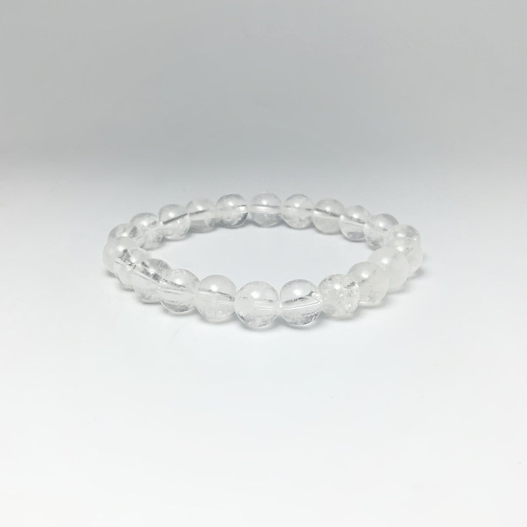 Girasol Milky Quartz Beaded Bracelet - Rocks and Gems Canada