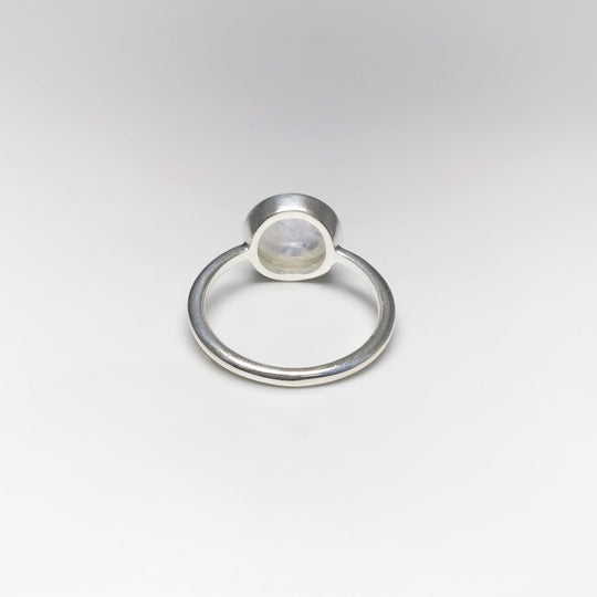 Rainbow Moonstone Ring - Rocks and Gems Canada