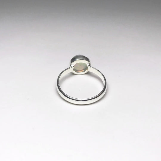 Ethiopian Fire Opal Ring - Rocks and Gems Canada