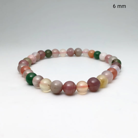 Moon Chalcedony Beaded Bracelet - Rocks and Gems Canada