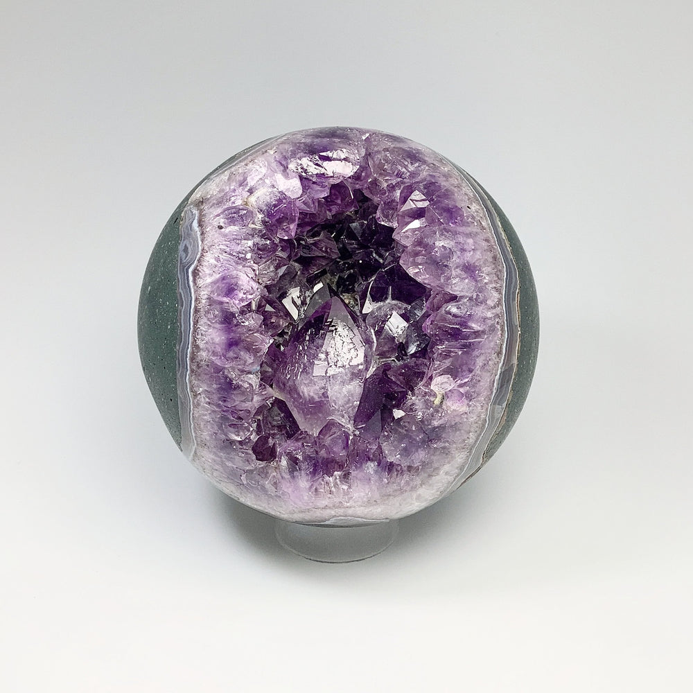 Amethyst Geode Sphere - Rocks and Gems Canada