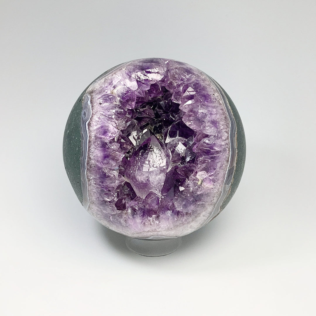 Amethyst Geode Sphere - Rocks and Gems Canada