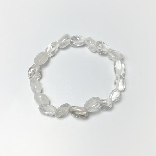 Quartz Nugget Beaded Bracelet - Rocks and Gems Canada