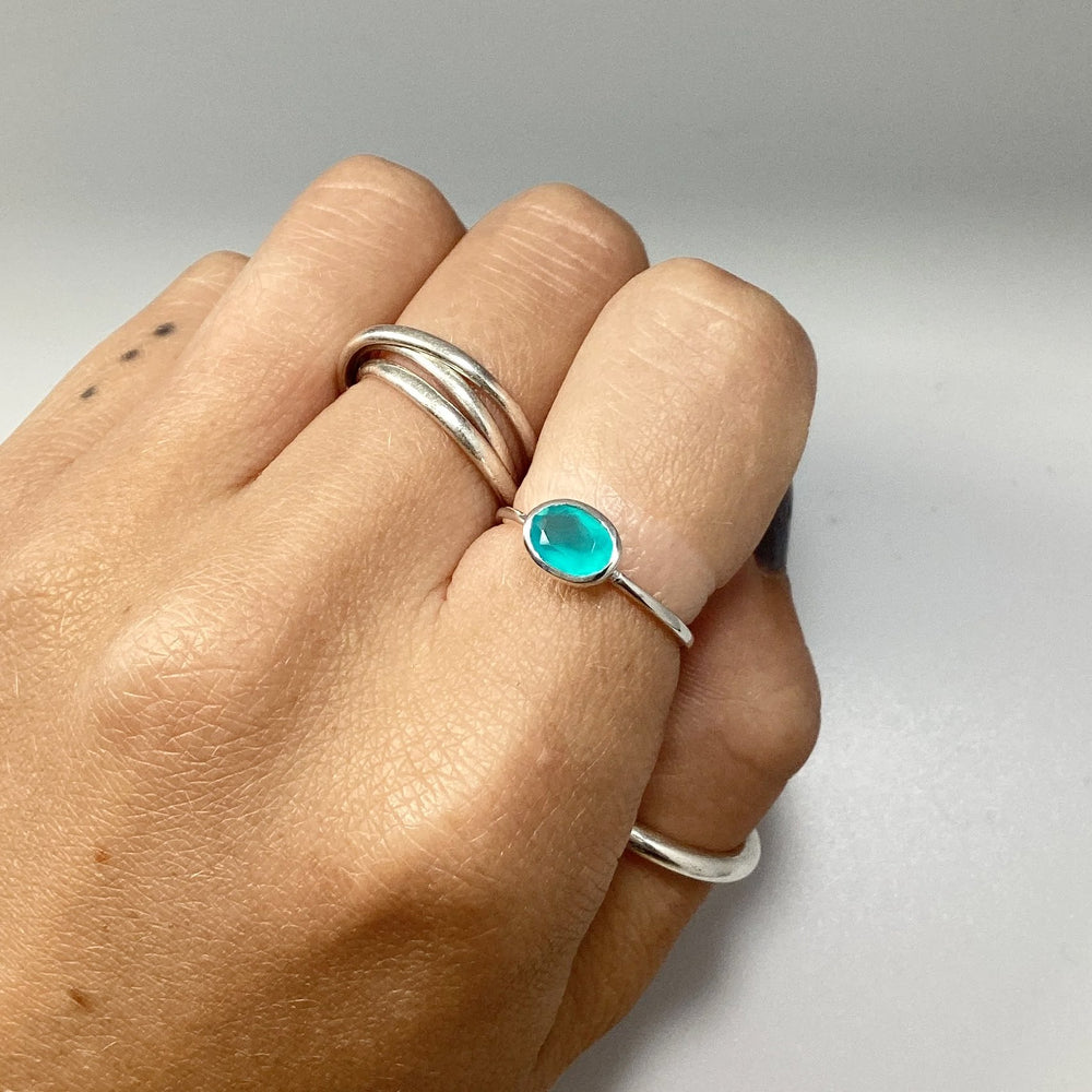 Blue Onyx Ring - Rocks and Gems Canada
