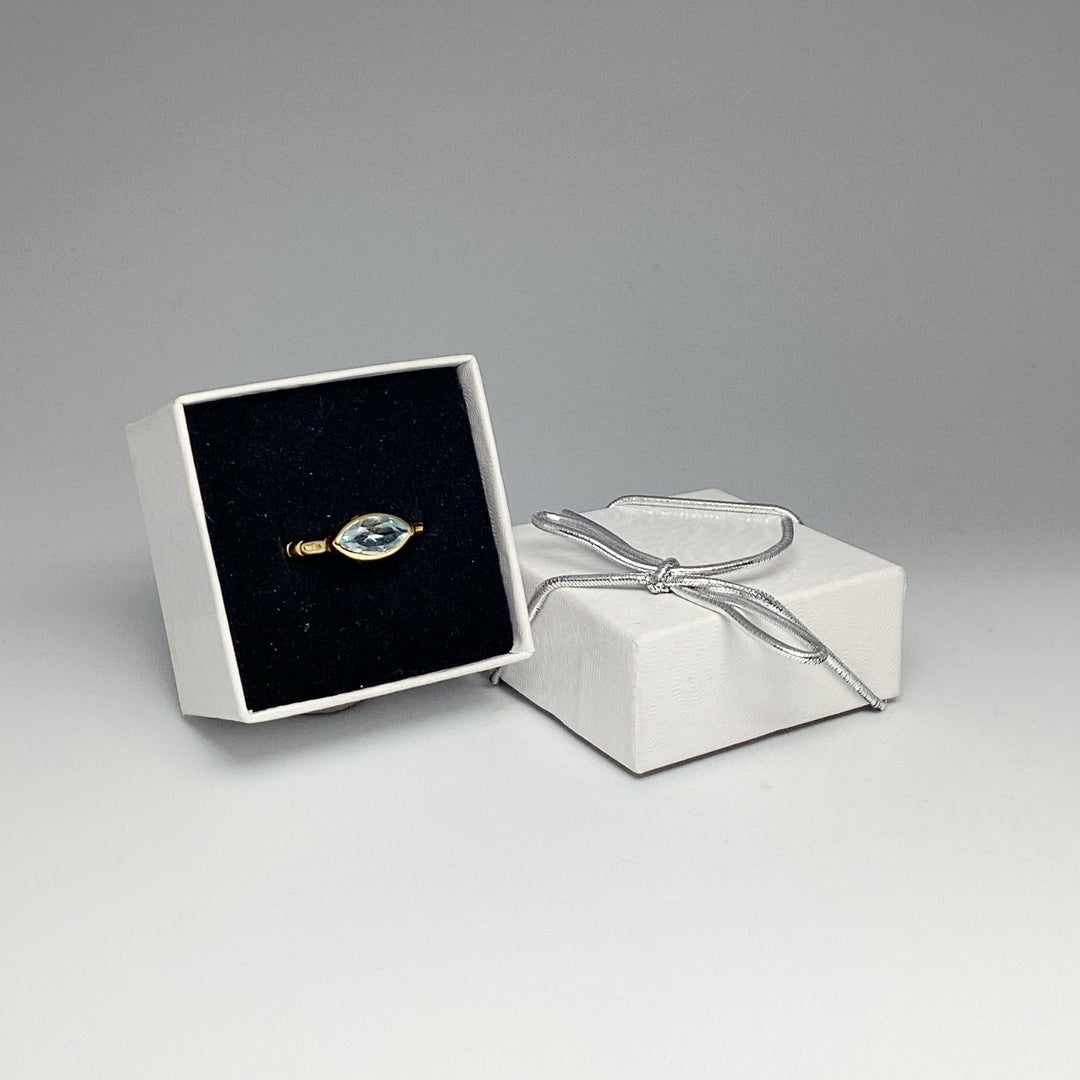 Blue Topaz Ring - Rocks and Gems Canada