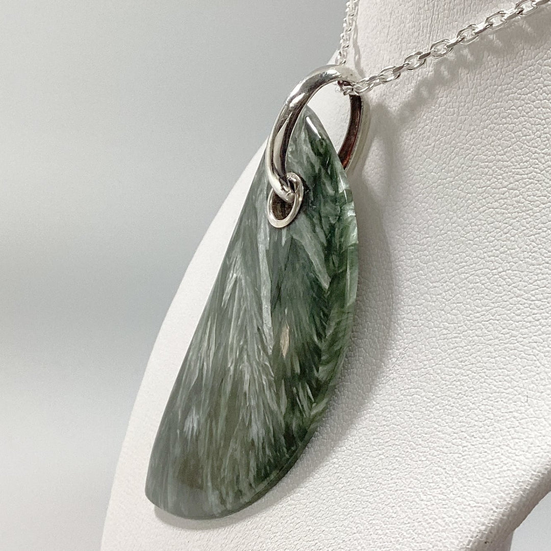 Seraphenite Pendant - Rocks and Gems Canada