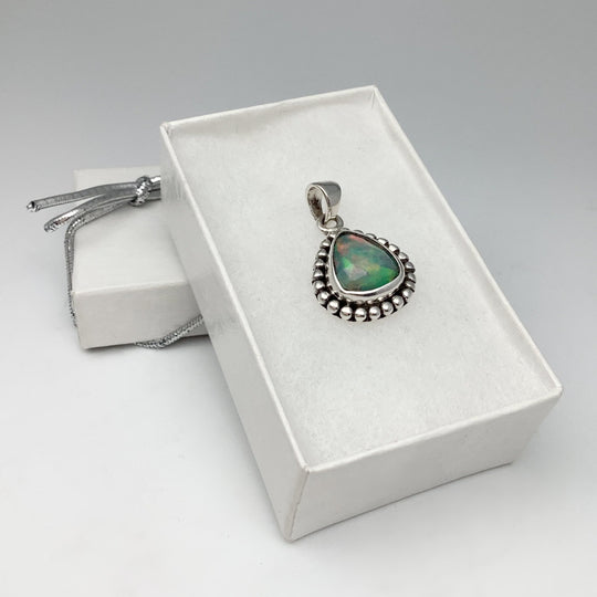 Fire Opal Pendant - Rocks and Gems Canada