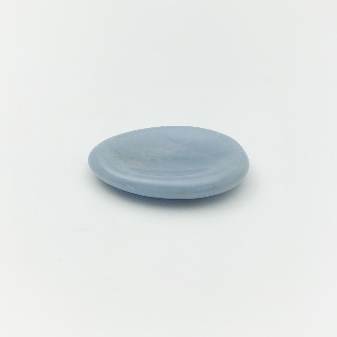 Worry Stone - Angelite - Rocks and Gems Canada