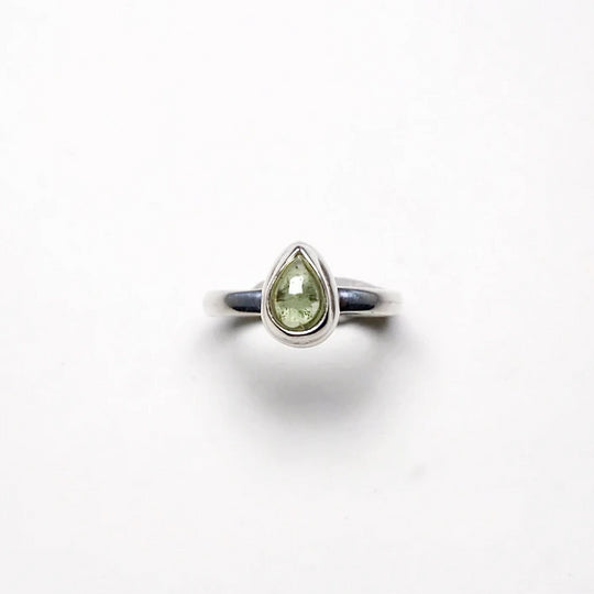 Green Tourmaline Ring - Rocks and Gems Canada