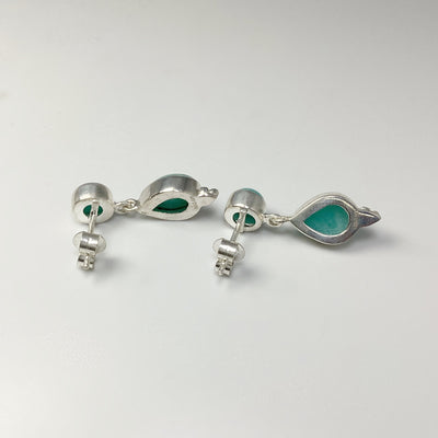 Amazonite Stud Earrings