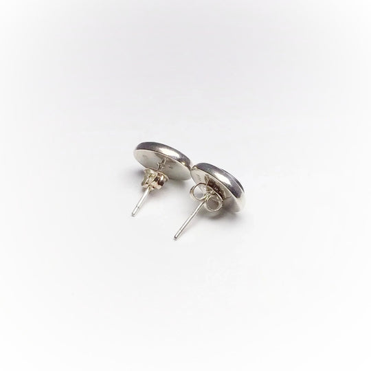 Alberta Ammolite Stud Earrings - Rocks and Gems Canada
