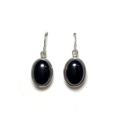 Black Onyx Dangle Earrings