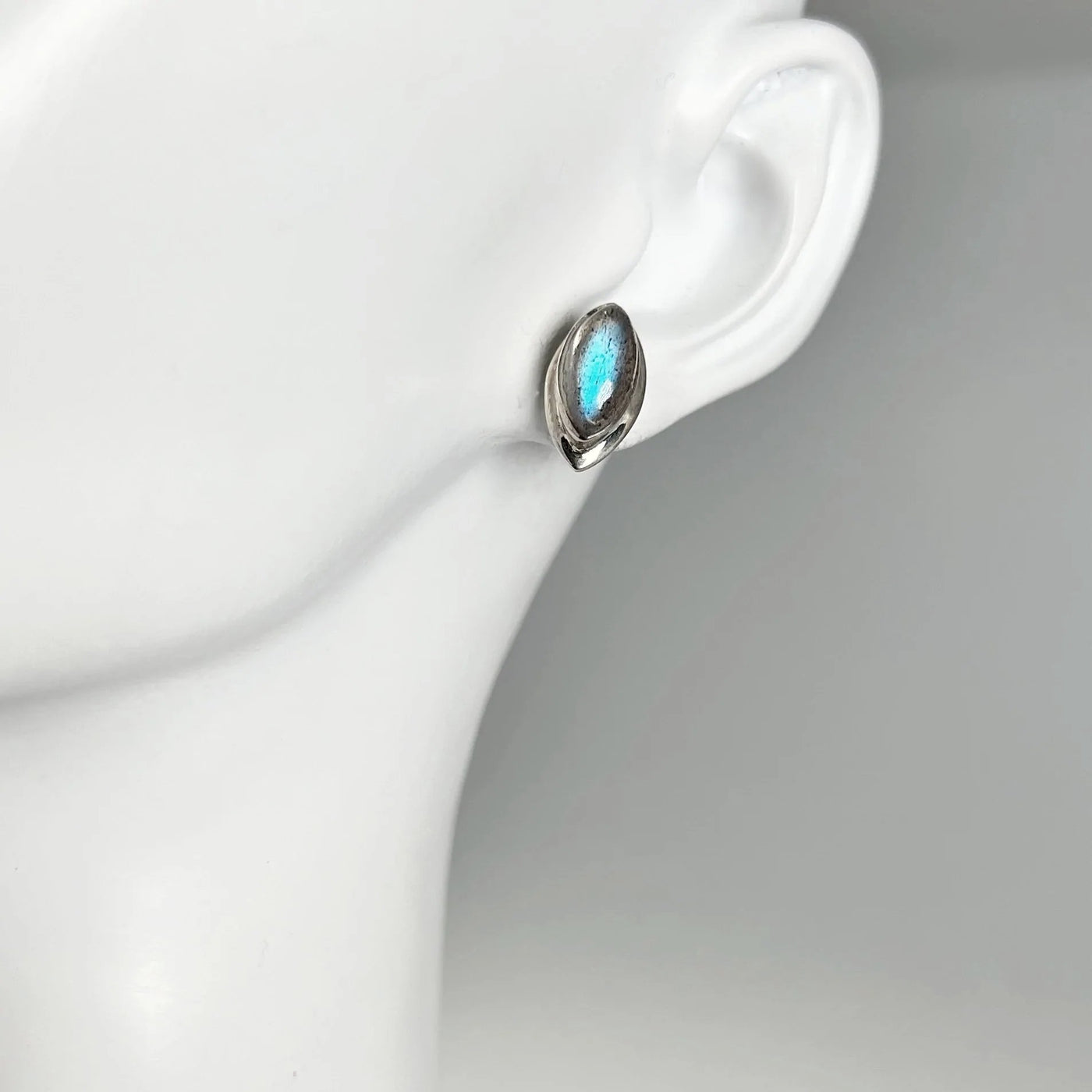 Labradorite Stud Earrings