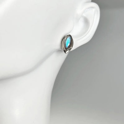 Labradorite Stud Earrings