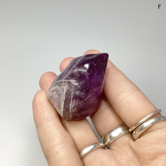 Shadow Chevron Amethyst Point - Rocks and Gems Canada