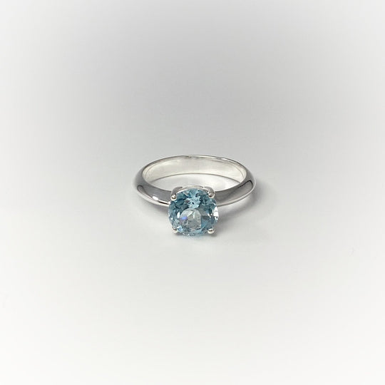 Blue Topaz Ring - Rocks and Gems Canada