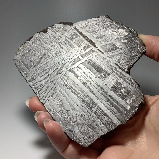Seymchan Meteorite Slice - Rocks and Gems Canada