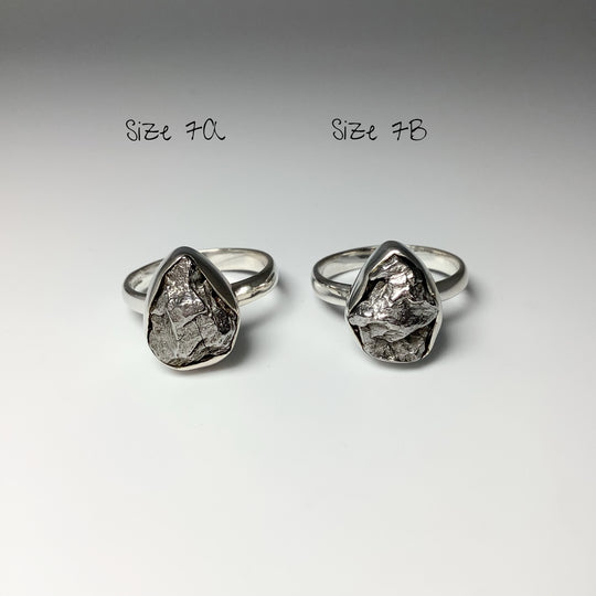 Campo Del Cielo Meteorite Ring - Rocks and Gems Canada