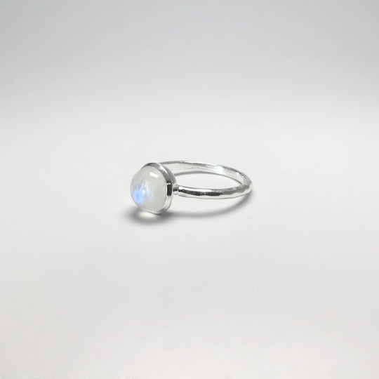 Rainbow Moonstone Ring - Rocks and Gems Canada