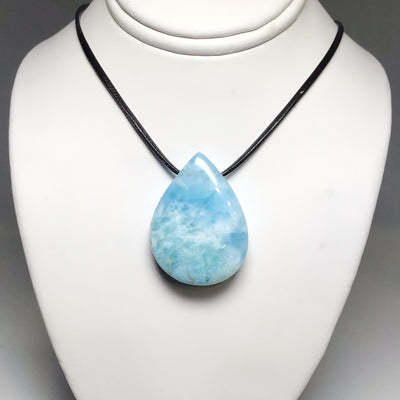 Larimar Drilled Pendant