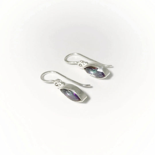 Mystic Topaz Dangle Earrings - Rocks and Gems Canada