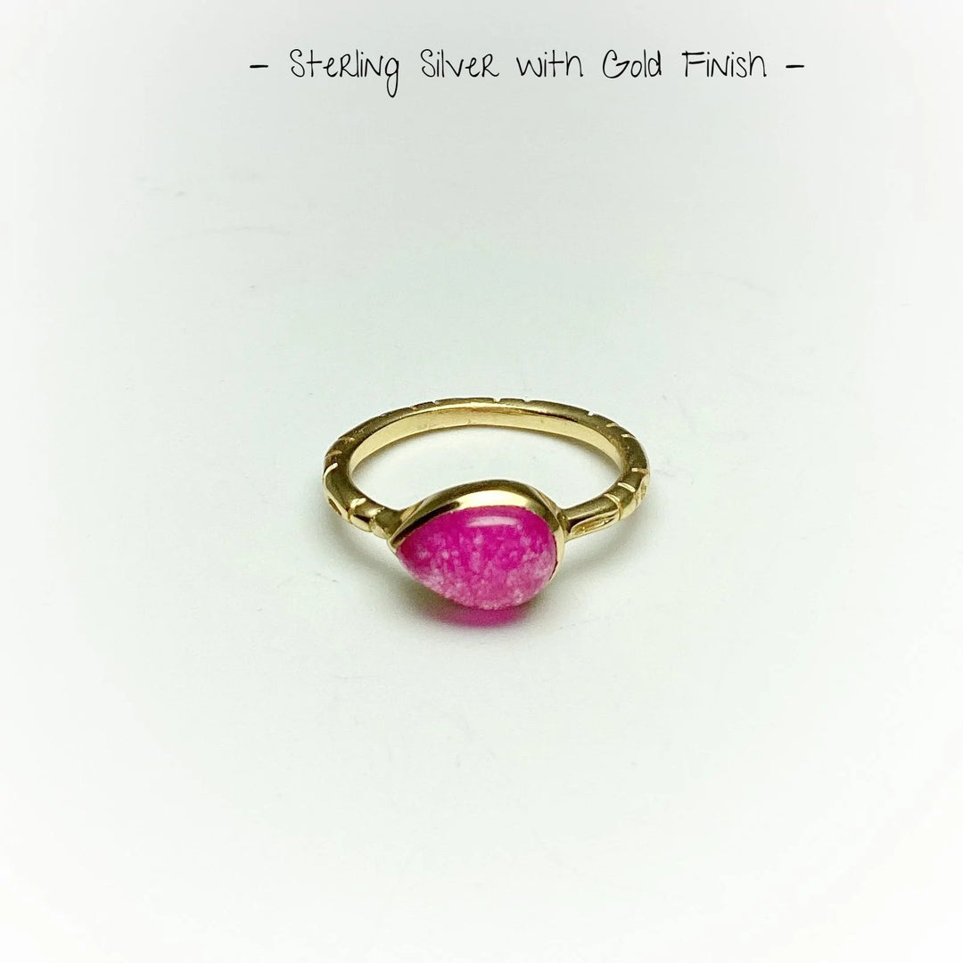 Pink Jade Ring - Rocks and Gems Canada