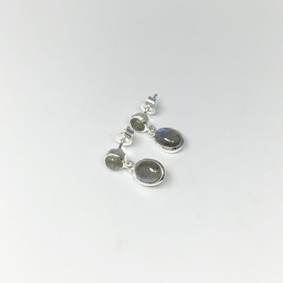 Labradorite Stud Earrings