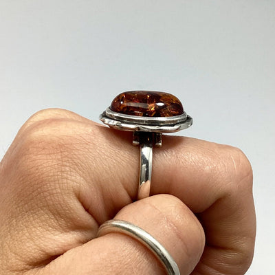 Cognac Amber Ring