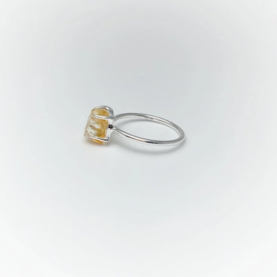 Raw Citrine Ring