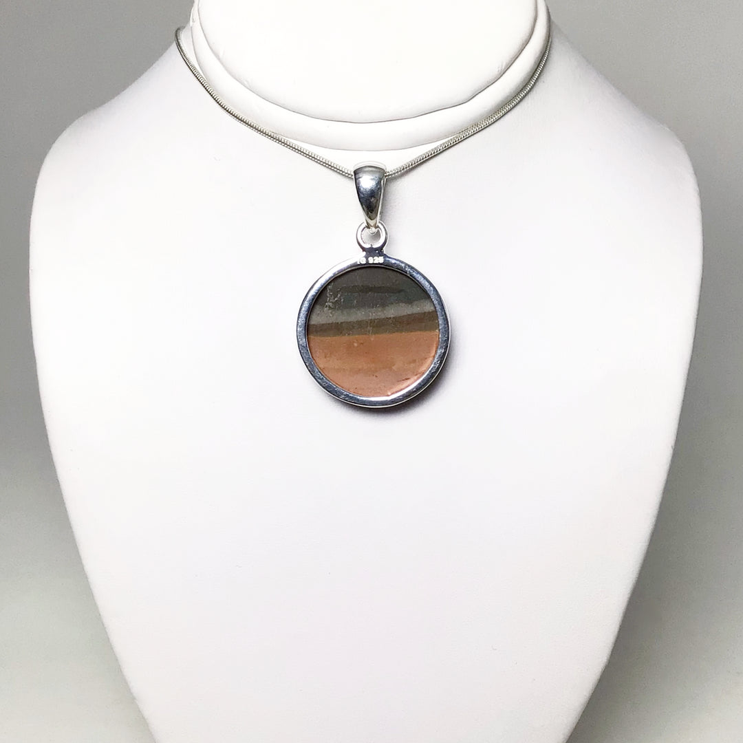 Polychrome Scenic Jasper Pendant - Rocks and Gems Canada