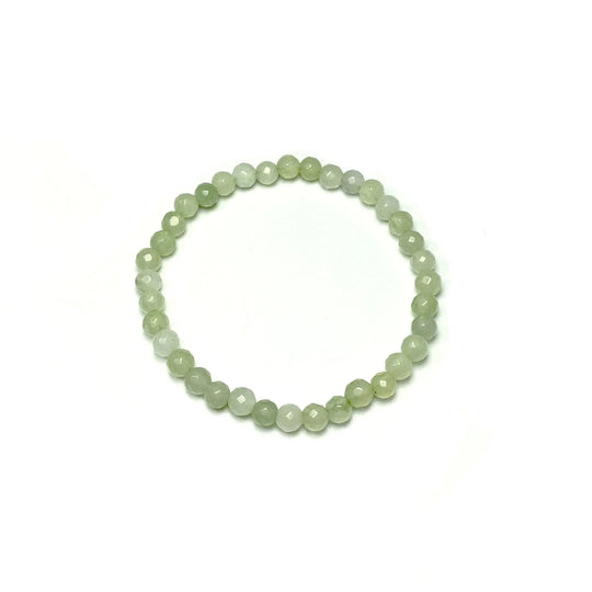 New Jade Faceted Beaded Bracelet - Rocks and Gems Canada