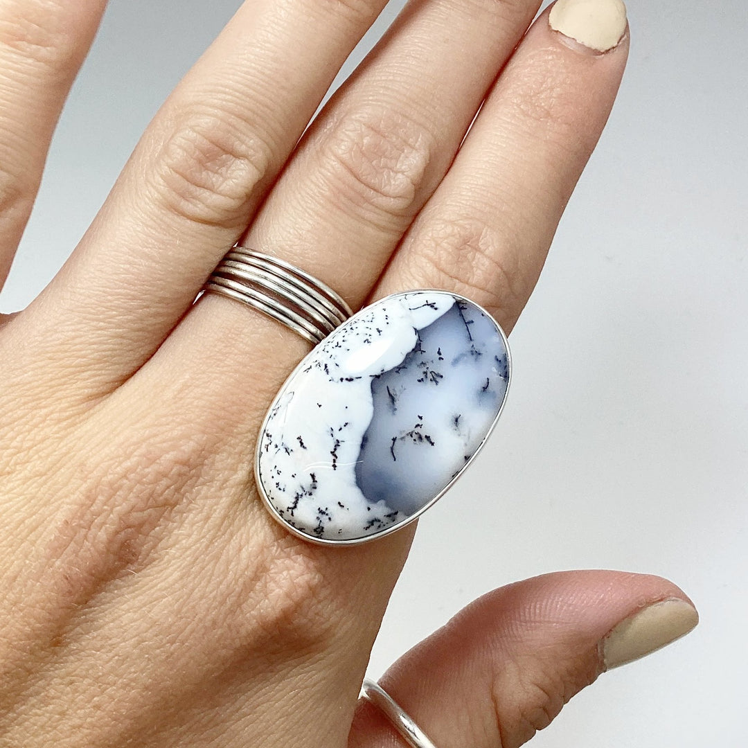 Dendritic Opal Ring - Rocks and Gems Canada
