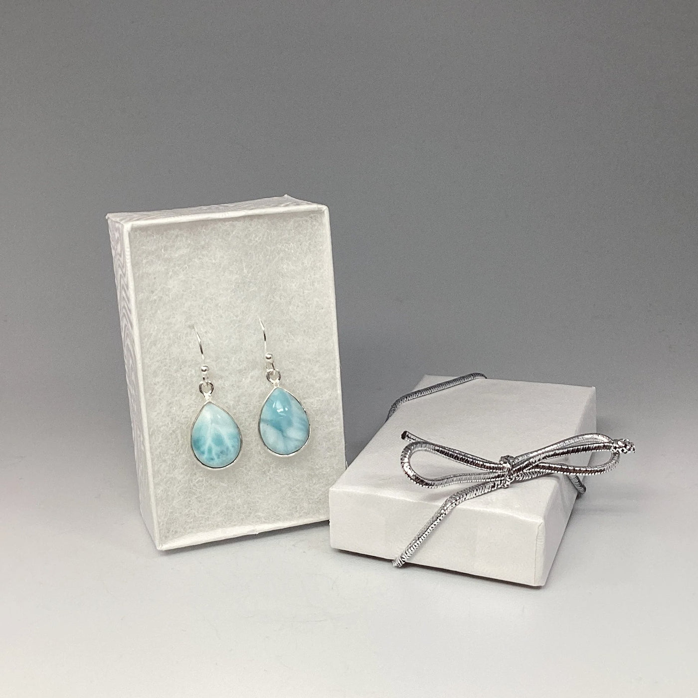 Larimar Dangle Earrings