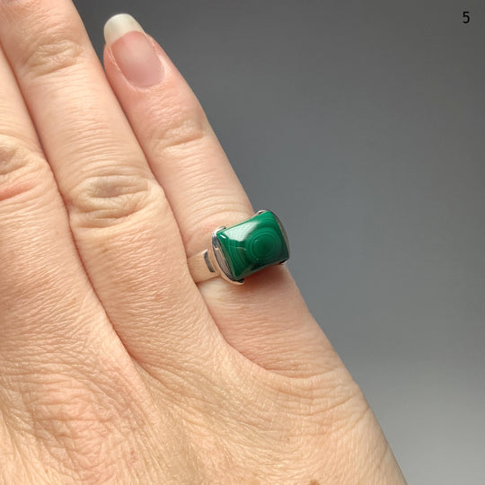Malachite Ring - Rocks and Gems Canada