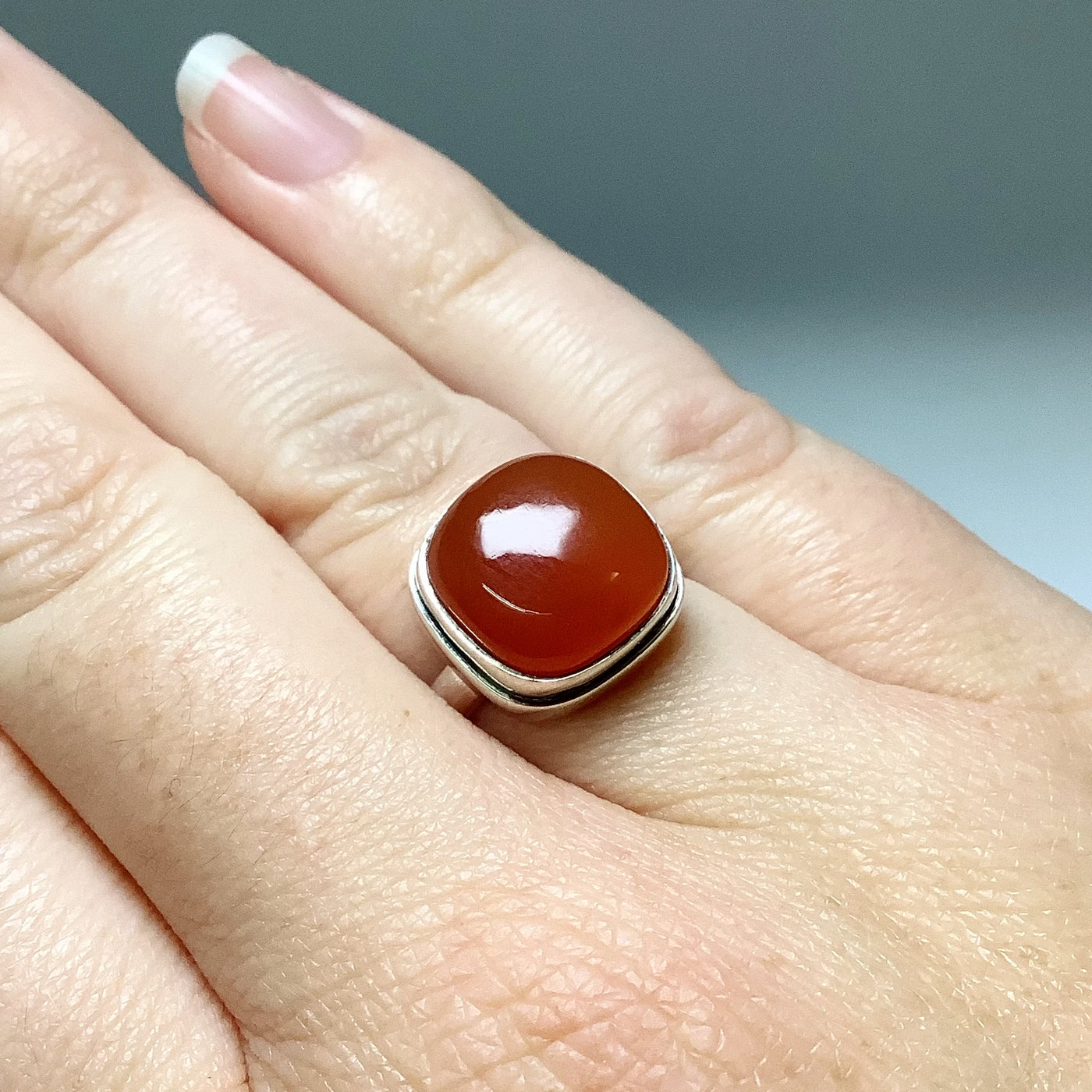 Carnelian Agate Ring