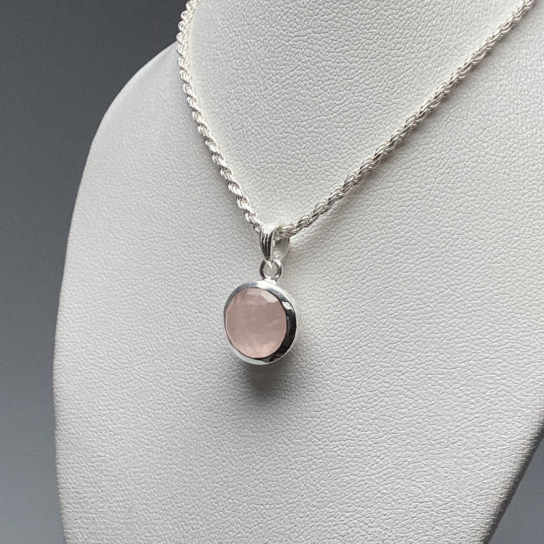 Rose Quartz Pendant - Rocks and Gems Canada