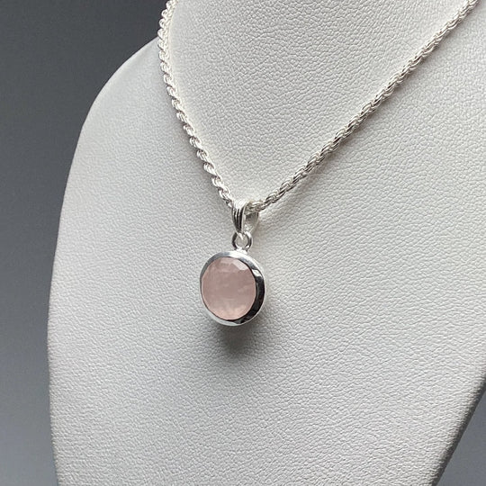 Rose Quartz Pendant - Rocks and Gems Canada