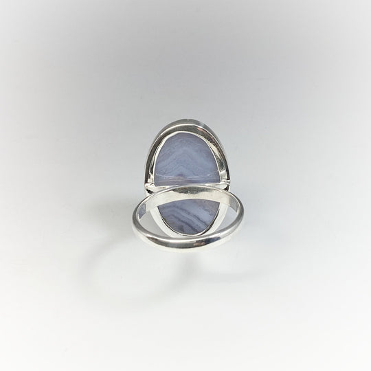 Blue Lace Agate Ring - Rocks and Gems Canada