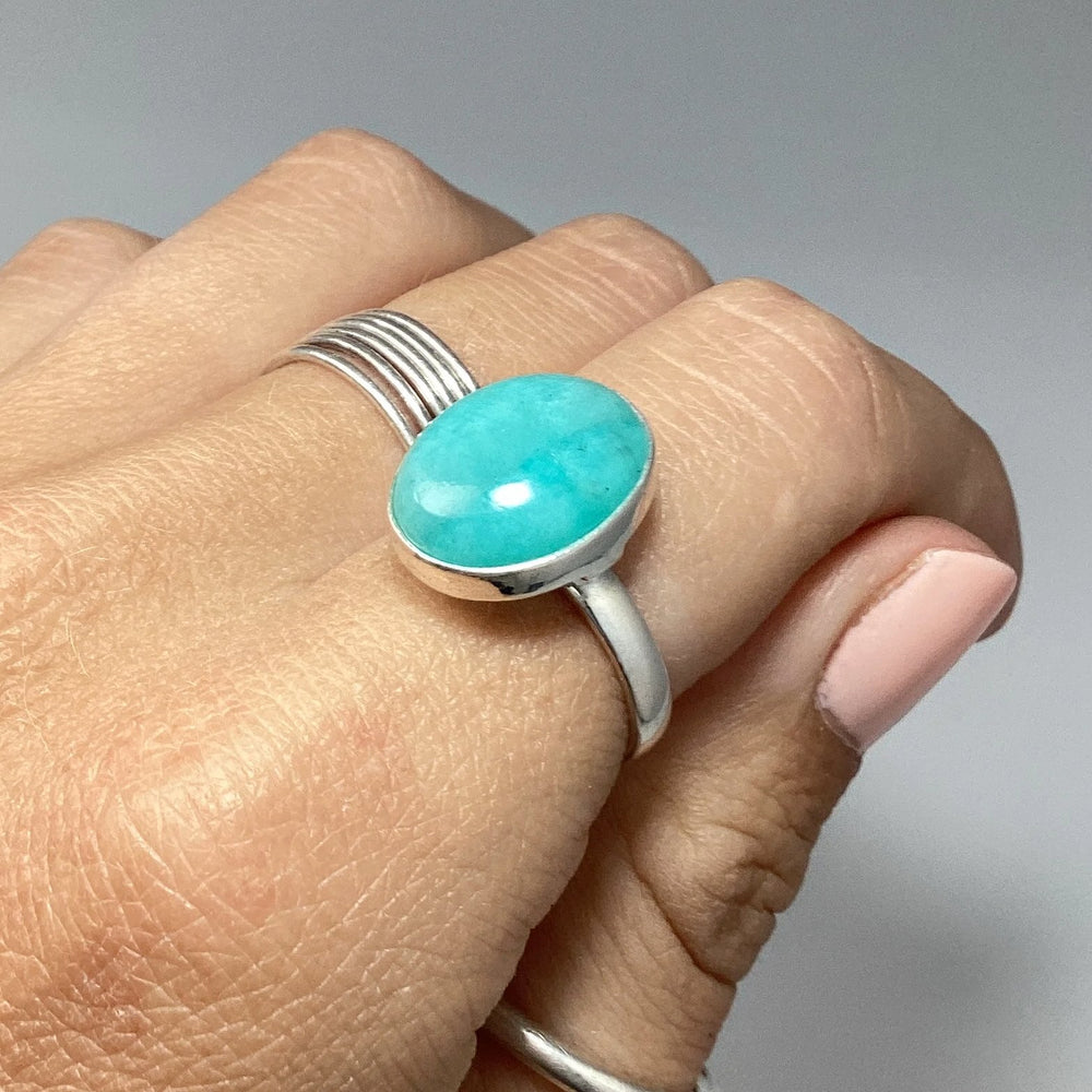 Amazonite Ring - Rocks and Gems Canada