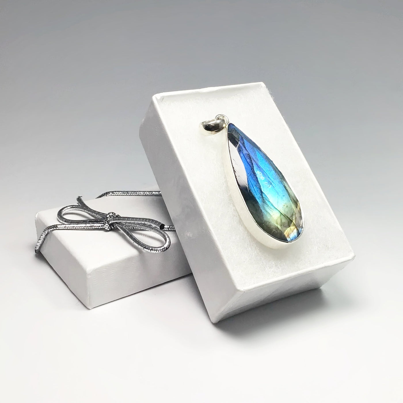 Faceted Labradorite Pendant