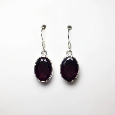 Garnet Dangle Earrings