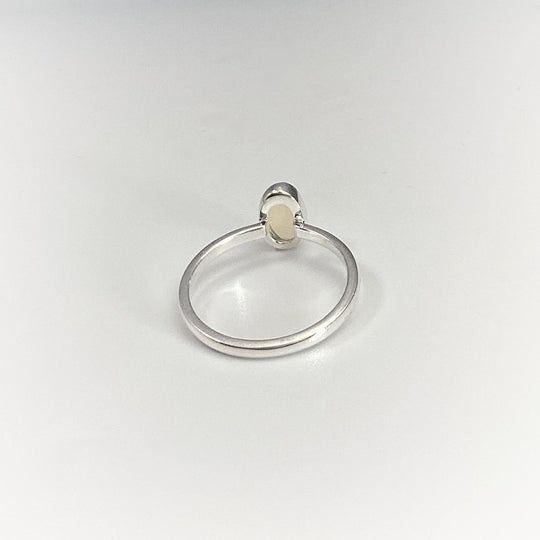 Faceted Ethiopian Fire Opal Ring - Rocks and Gems Canada