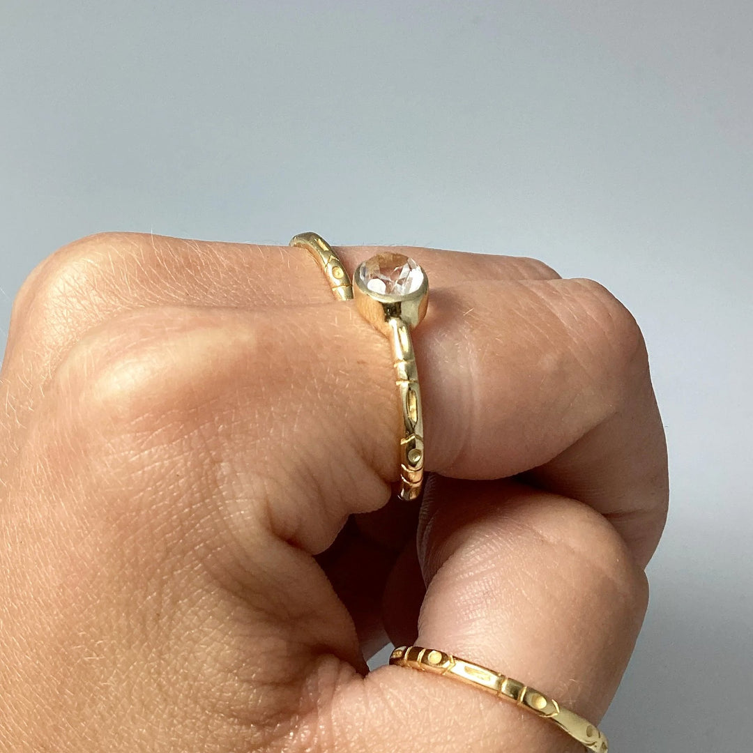 Clear Quartz Ring - Rocks and Gems Canada