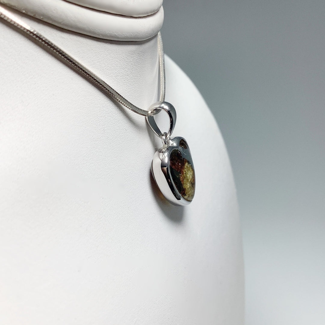 Sericho Meteorite Heart Pendant - Rocks and Gems Canada