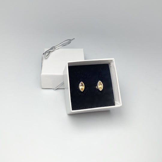 Citrine Stud Earrings - Rocks and Gems Canada