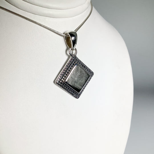 Muonionalusta Meteorite Pendant - Rocks and Gems Canada