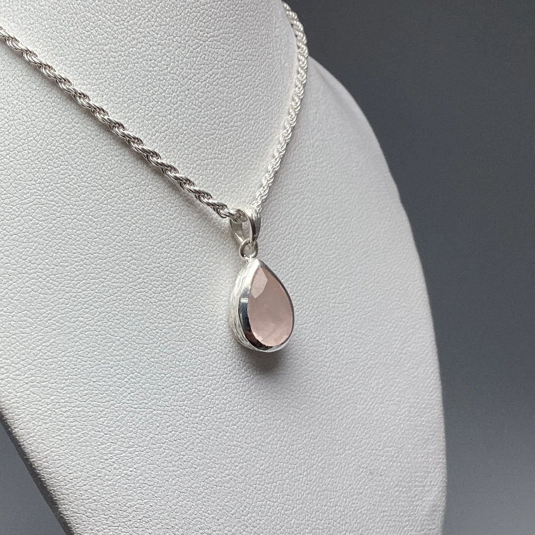 Rose Quartz Pendant - Rocks and Gems Canada